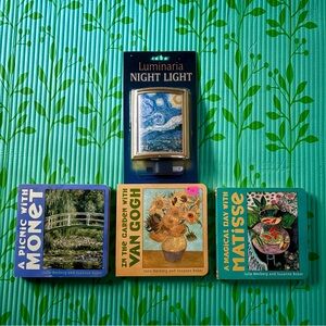 Luminaria Night Light and Art Book Set